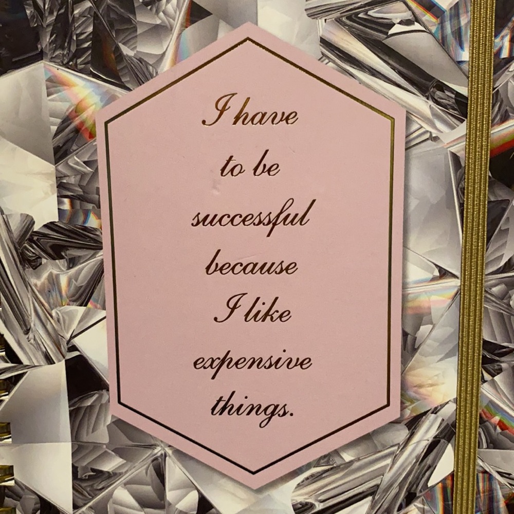 Journal for a successful person that likes expensive things as the cover states